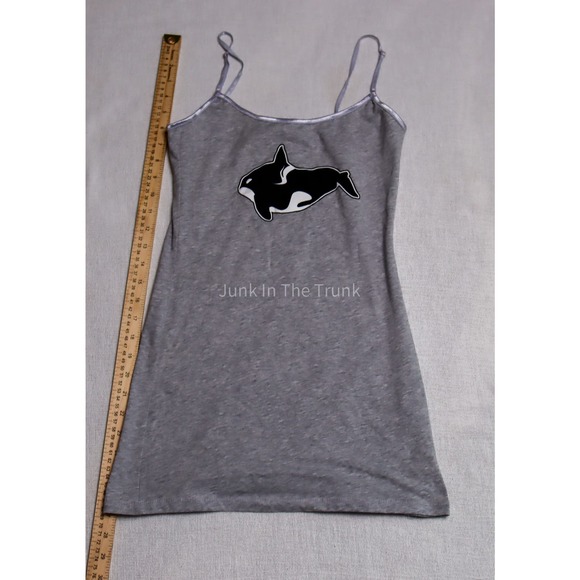 Grey Women's Tank Basic Cami Size Medium - Picture 1 of 3